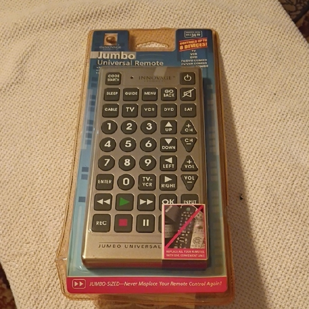 Innovage Jumbo Universal Remote